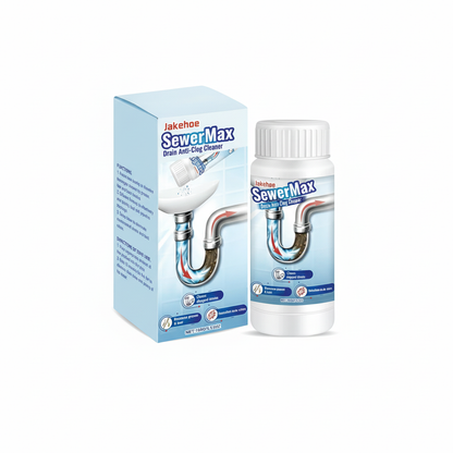Drain Unclogging & Anti-Clog Cleaner - Aids Grease Hair Dissolving Prevents Pipe Blockages Freshens Sewer for Home Bathrooms